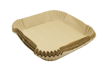 Форма для аерогриля, пергаментна, квадратна, 25/20*4.5 см, 100 шт.