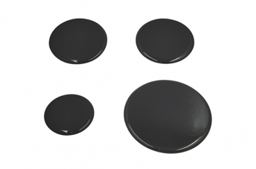 Комплект крышек рассекателей для газовой плиты Gefest, эмалированные (4 штуки)
