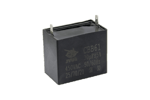 Конденсатор CBB61 30 мкФ, 450 В, Jyul (прямоугольный, клеммы) - 1