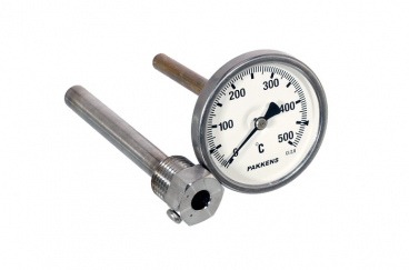 Термометр для духовки Pakkens со штуцером L=109 мм, D=63 мм (0-500°C)