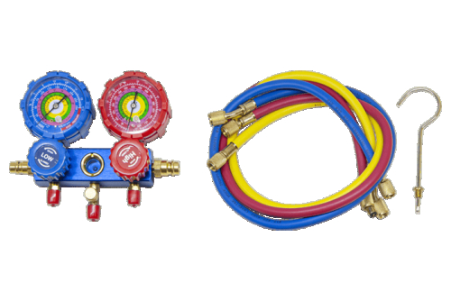 Манометрический коллектор 2-вентильный Whicepart RF13C88134Q (R-22, R-134a, R-404a, R-410a) - 1
