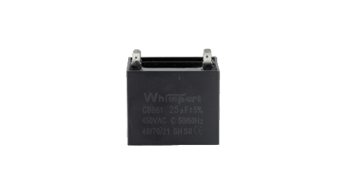 Конденсатор CBB61 25 мкФ, 450 В, Whicepart (прямоугольный, клеммы) - 1