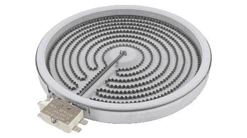 Электроконфорка (стеклокерамика) EGO 10.53111.004, GIGA, Kuppersbusch, 2500 Вт, d=250/225 мм - 1