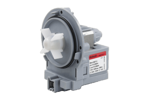 Насос Askoll M253 RS0664 для стиральной машины Whirlpool 481281719156 - 1