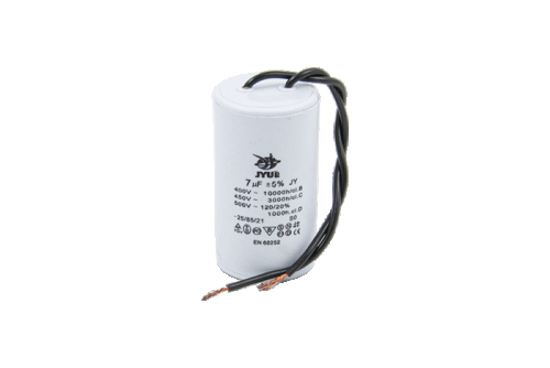 Конденсатор CBB60-K 7 мкФ, 450 В, Jyul (провод) - 1