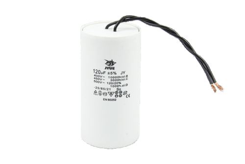 Конденсатор CBB60-K 120 мкФ, 450 В, Jyul (провод) - 1