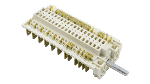 Переключатель для духовки и электроплиты Dreefs 19HE-073, Ariston, Indesit C00196057 (7+1) - 2