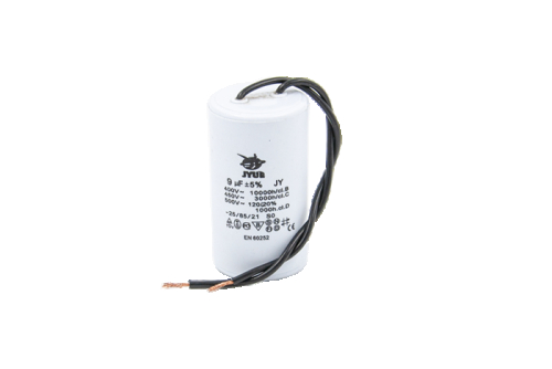 Конденсатор CBB60-K 9 мкФ, 450 В, Jyul (провід) - 1