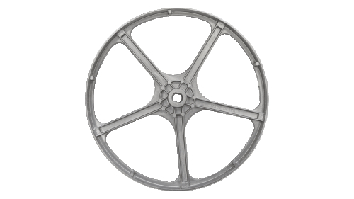 Шків для пральної машини Samsung DC66-00524A, COD.764, 297*26.5 мм, посадка 14*17 мм - 1